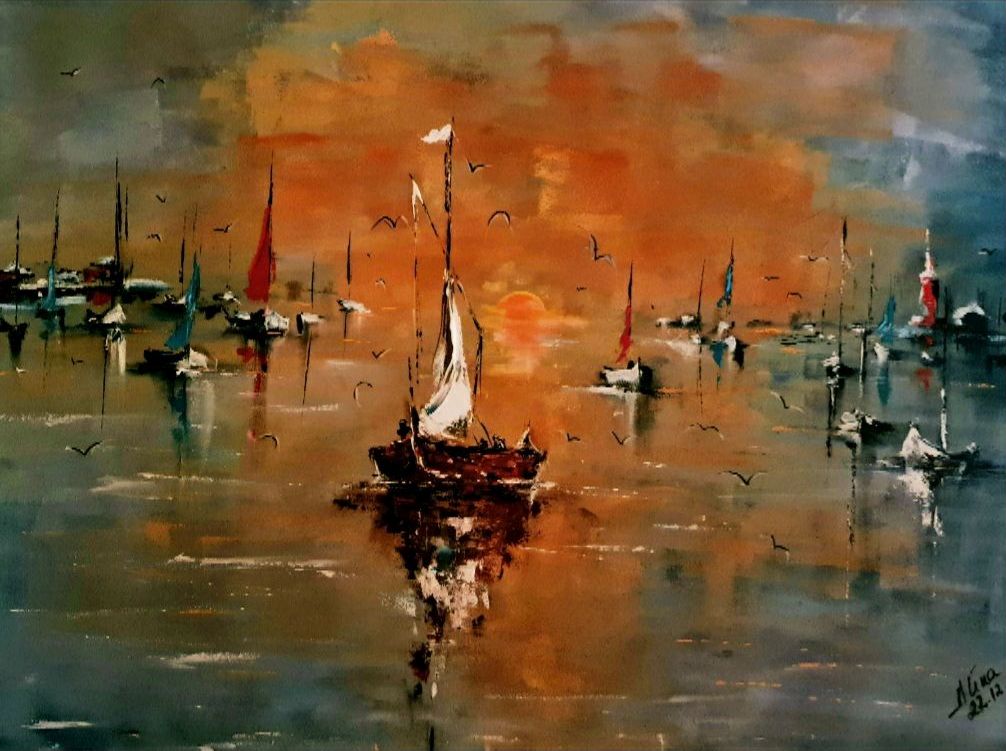 ArteDiAlina.com painting: The closest star